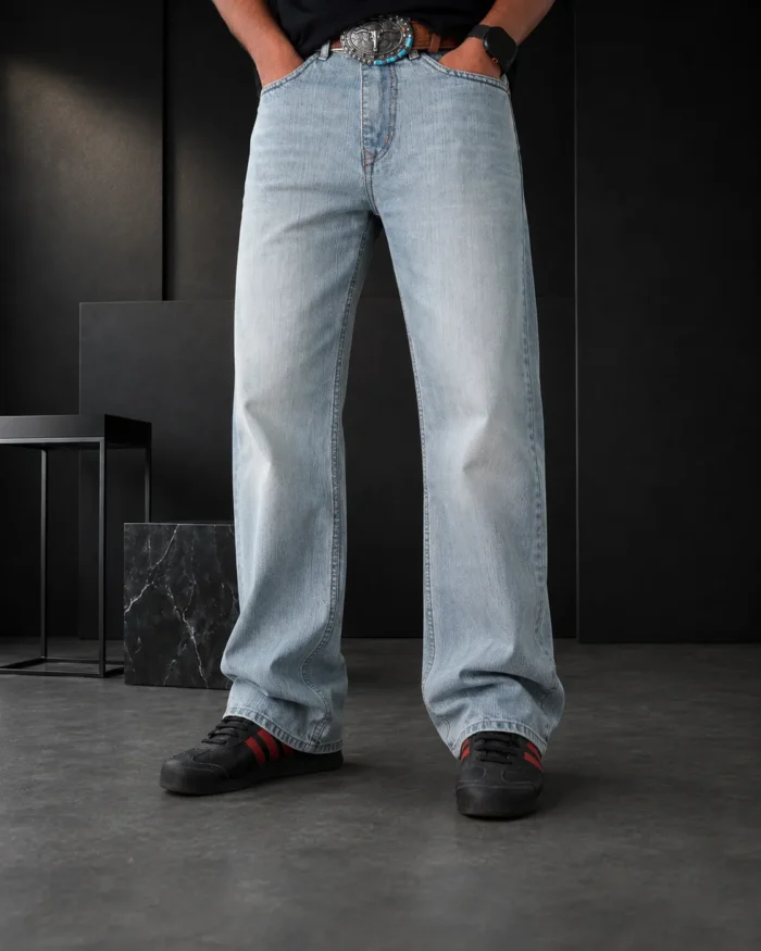 Triple Needle Classic Denim (Light Blue)