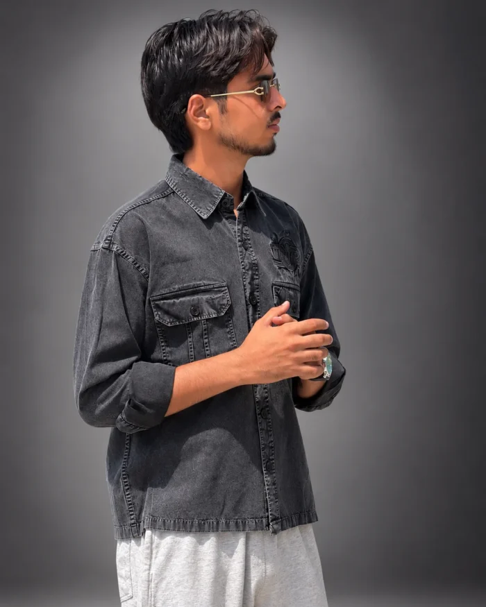Dior Pocket Shirt Charcoal