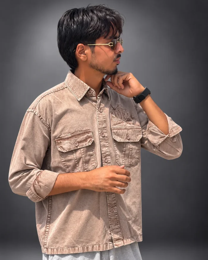 Dior Pocket Shirt Tan